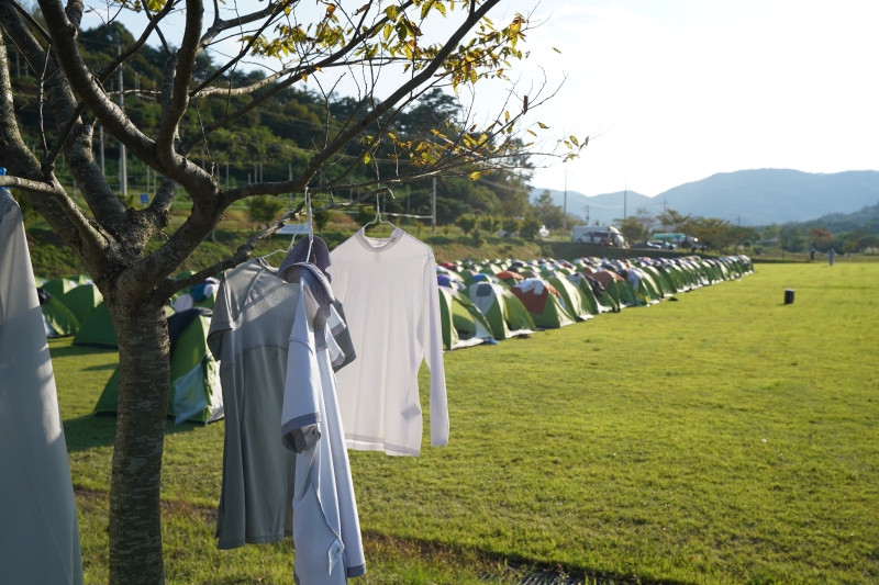 DSC05145 1일차 순례가 끝난 후 숙영지의 모습